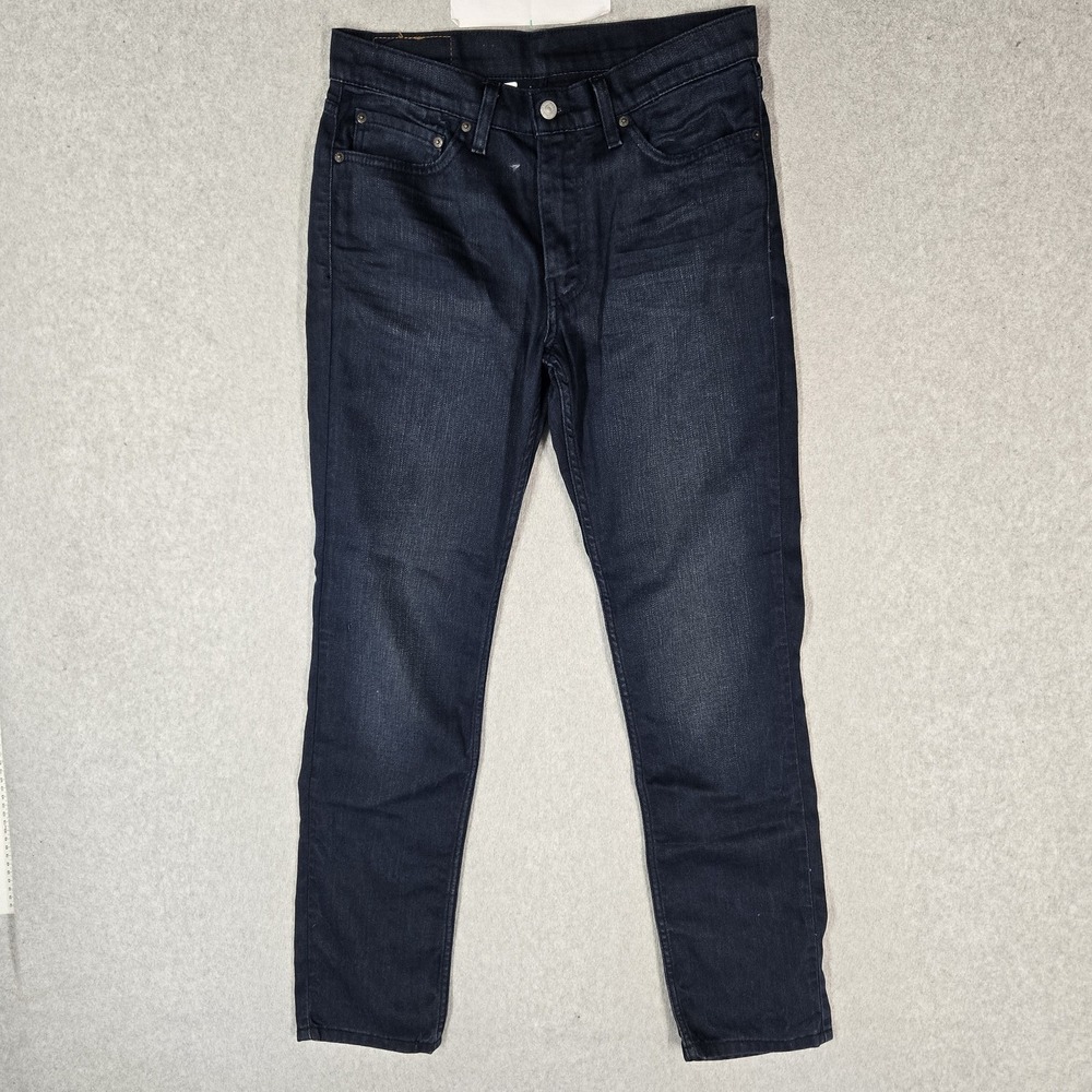 Levi's 511 Men Jeans 32X32 Dark Blue Denim Slim Fit 30" Inseam